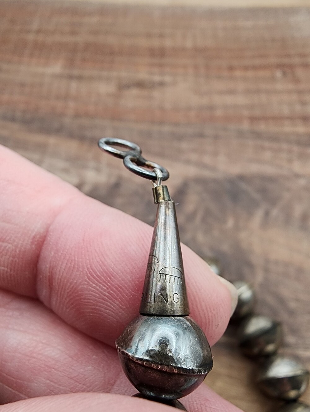 Vintage Native American Sterling Pearl Beaded Necklace Joe Tortalita Kewa - Picture 11 of 11